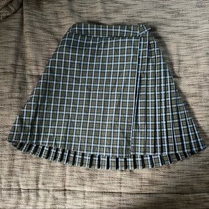 Wild sable plaid skirt